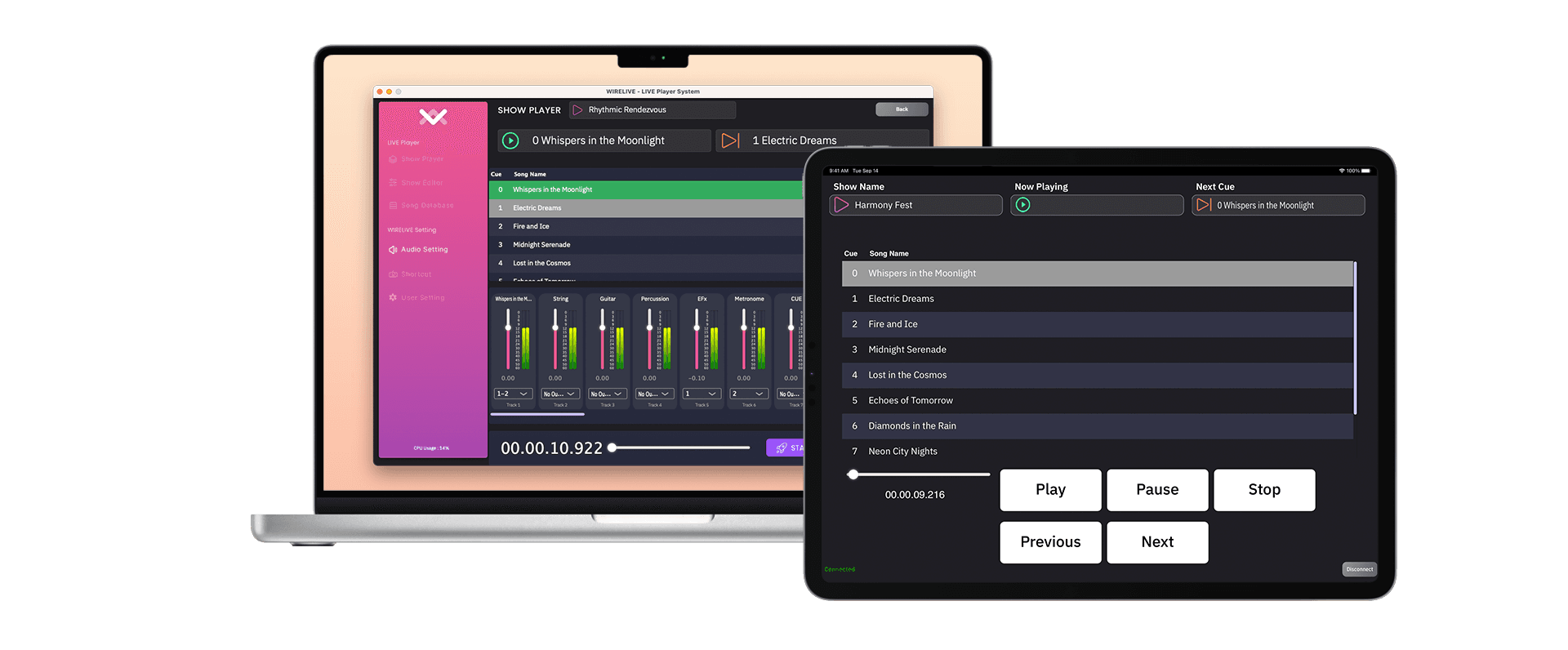 WIRELIVE Playback System Banner